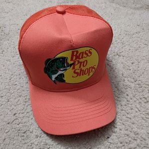 Orange Bass Pro Trucker Cap